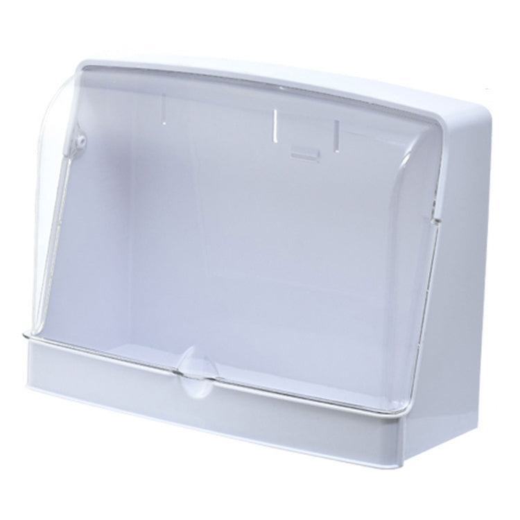 Wall-Mounted Transparent Cosmetic Storage Box Large-Capacity Bathroom And Kitchen Dustproof And Waterproof Flip Rack