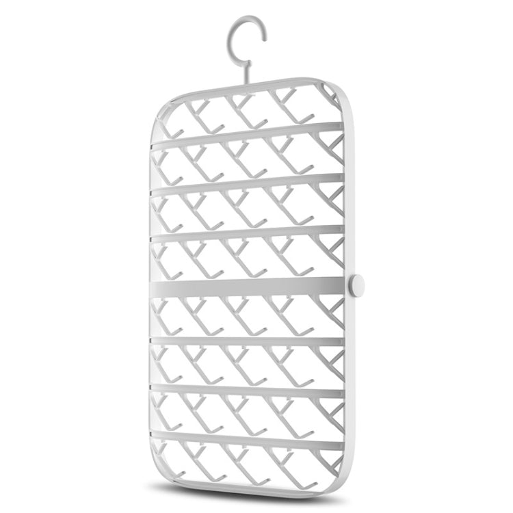 Foldable Socks Drying Rack Windproof Buckle Sock Clip Storage Rack