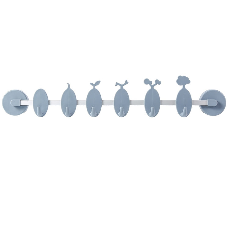 3 PCS Space Aluminum 6-Link Hook Kitchen And Bathroom Sliding Storage Rack