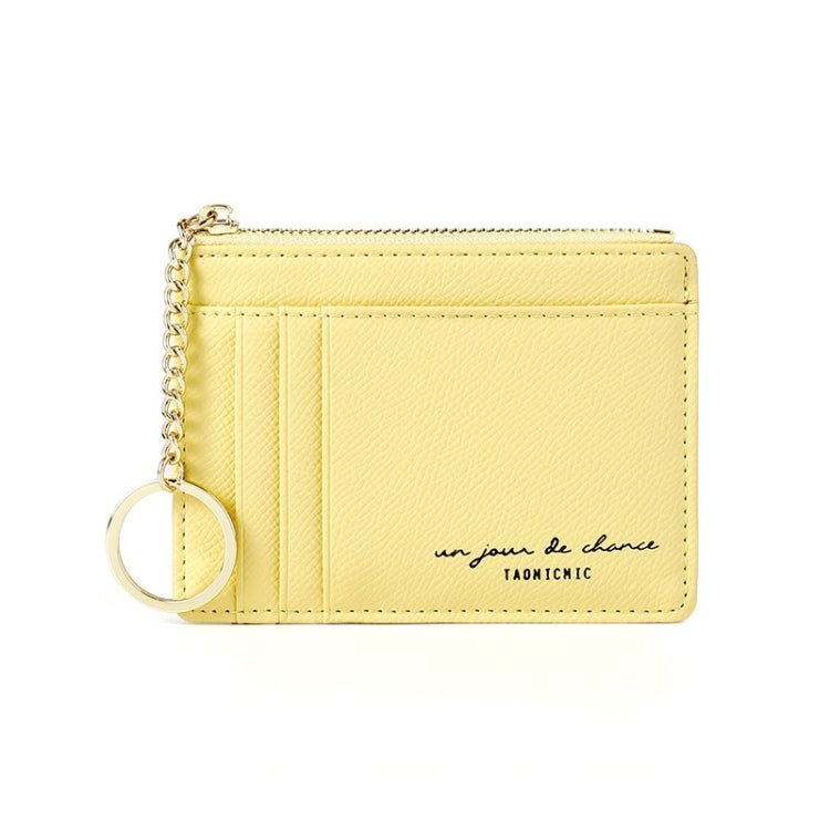 928801 Zipper Ladies Coin Purse Mini Keychain Multi-Card Card Holder