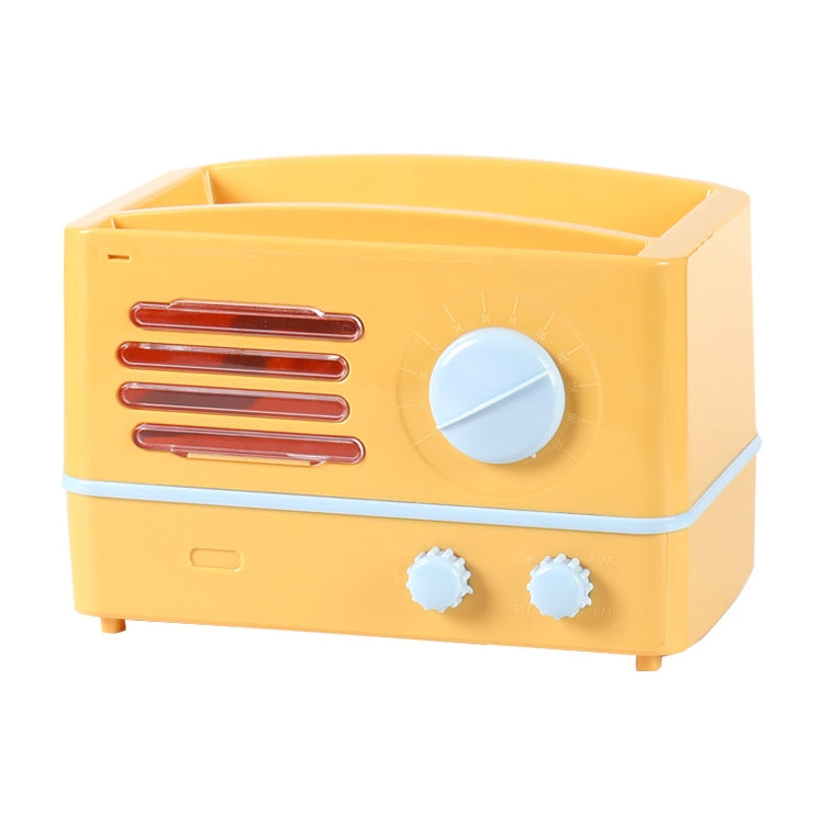 Wall-Mounted Waterproof Retro Radio Tissue Box Punch-Free Mobile Phone Bathroom Shelf Pumping