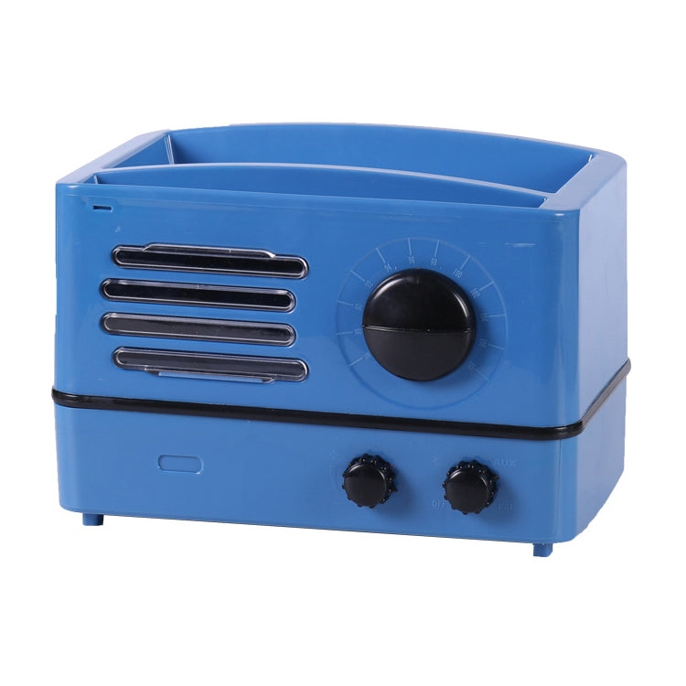 Wall-Mounted Waterproof Retro Radio Tissue Box Punch-Free Mobile Phone Bathroom Shelf Pumping