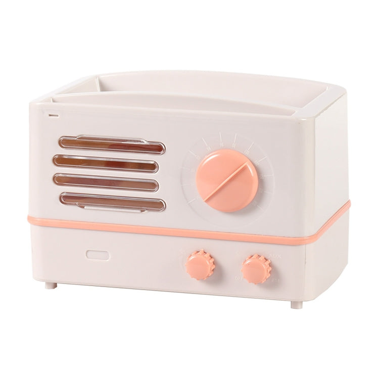 Wall-Mounted Waterproof Retro Radio Tissue Box Punch-Free Mobile Phone Bathroom Shelf Pumping