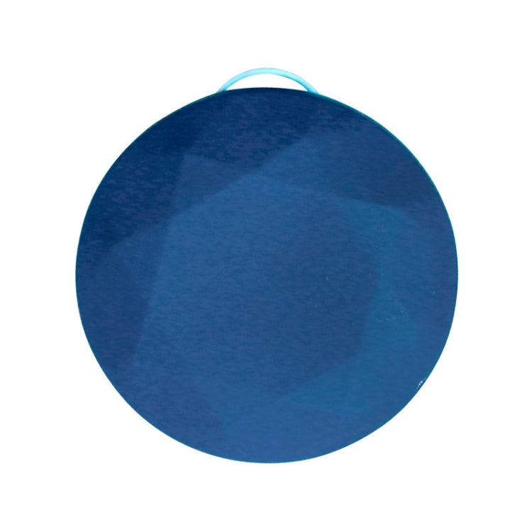 2 PCS Creative Silicone Ice Tray  DIY Ice Cube Mold With Lid, Specification: Round (Dark Blue)
