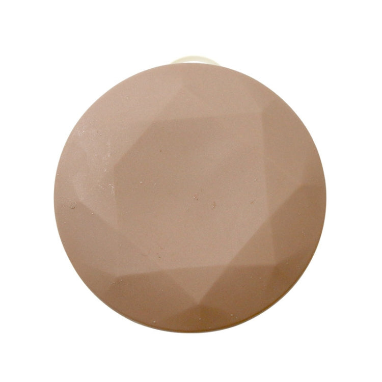 2 PCS Creative Silicone Ice Tray  DIY Ice Cube Mold With Lid, Specification: Round (Khaki)