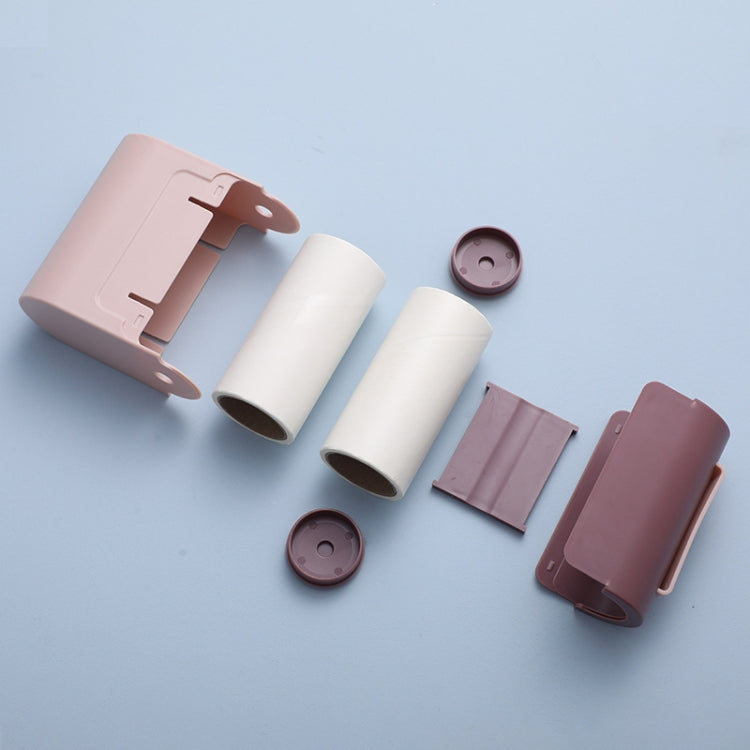 4 PCS Tearable Roller Sticking Device With Dust Cover Pet Hair Scraper
