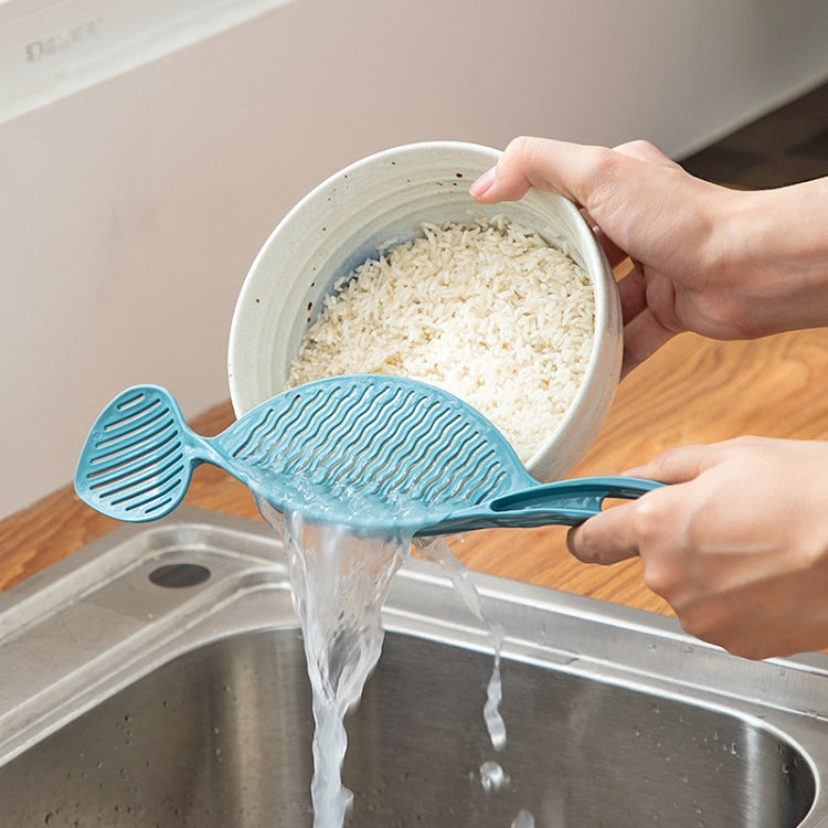 10 PCS Household Rice Scoop Drainer Does Not Hurt The Hand Washing Rice Sieve
