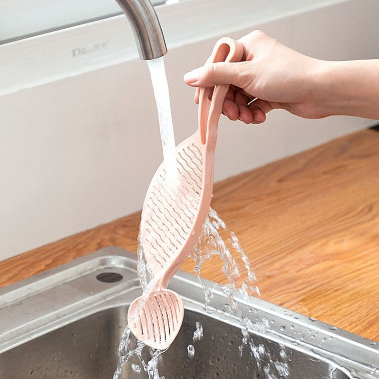 10 PCS Household Rice Scoop Drainer Does Not Hurt The Hand Washing Rice Sieve
