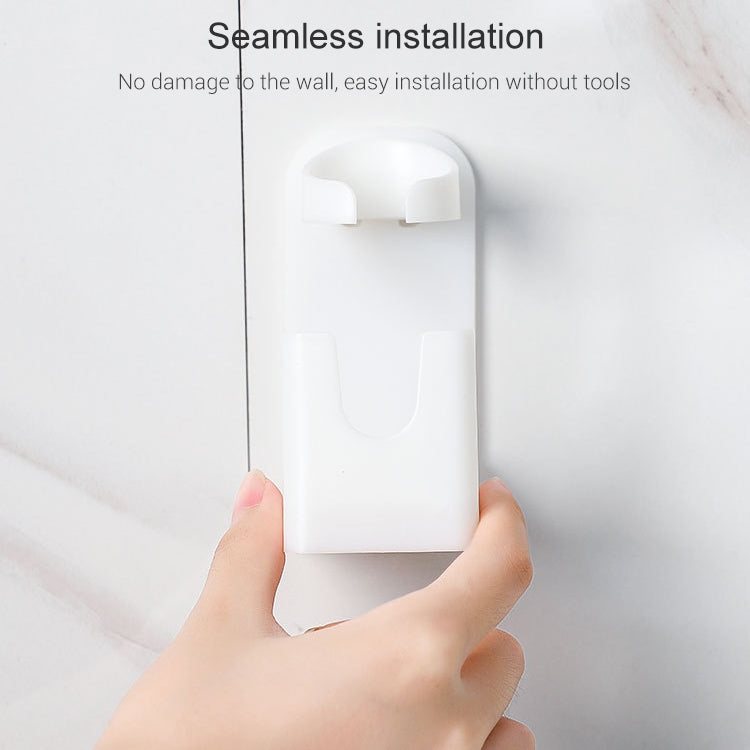 5 PCS Electric Toothbrush Holder Free Perforation Wall-Mounted Dental Storage Rack