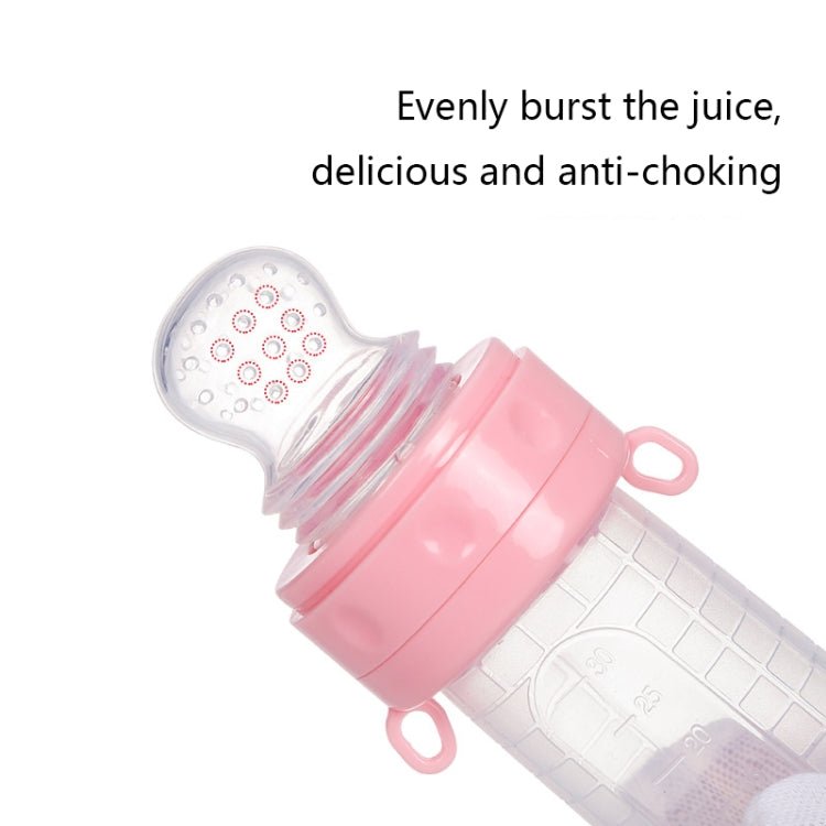 3 PCS Multifunctional Baby Portable Rice Cereal Bottle Fruit and Vegetable Bite Bag Rice Cereal Spoon Food Supplement