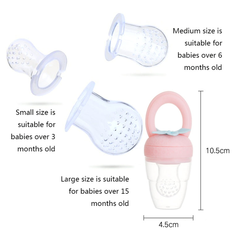 3 PCS Baby Fruit And Vegetable Pacifier Biting Bag Baby Silicone Teether