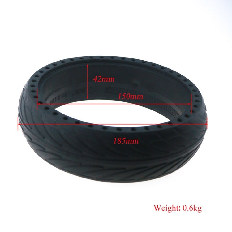 Electric Scooter Aluminum Wheel + Shock-Absorbing Rubber Honeycomb Tire Set For Ninebot ES1 / ES2 / ES3 / ES4