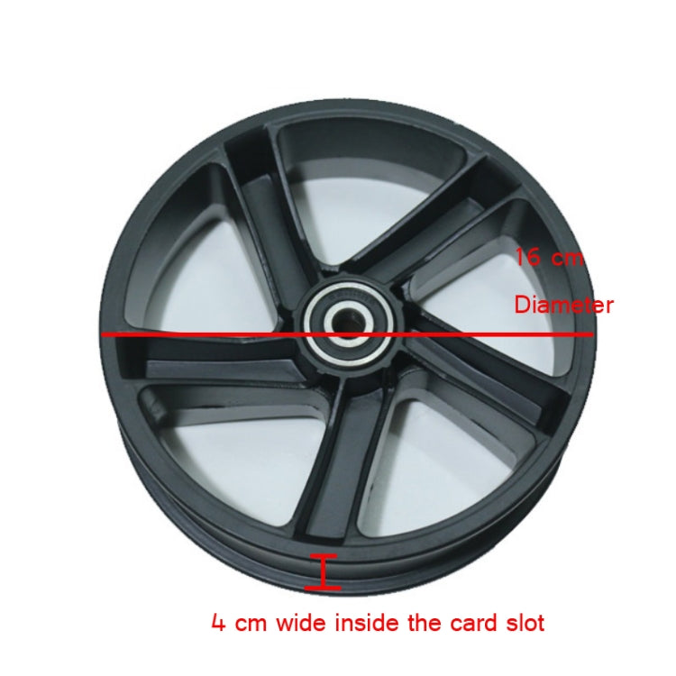 Electric Scooter Aluminum Wheel + Shock-Absorbing Rubber Honeycomb Tire Set For Ninebot ES1 / ES2 / ES3 / ES4