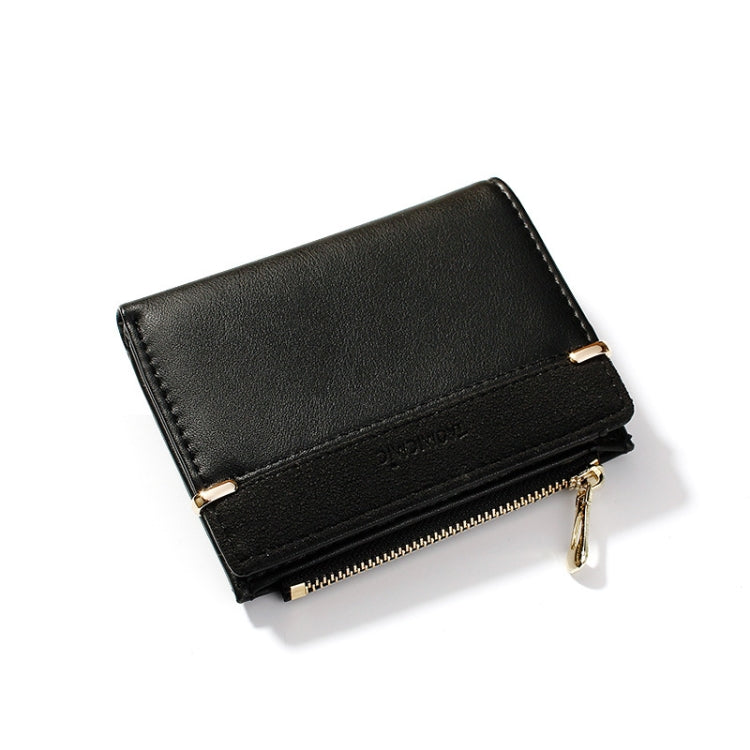928010 Frosted All-Match Coin Purse Multi-Card Buckle Short Zipper Women Wallet