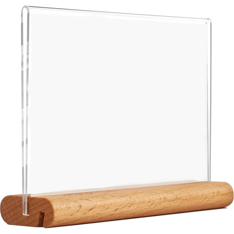 2 PCS Acrylic Tabletop Vertical Display Brand Supermarket Price Tag, Specification: 100x100mm