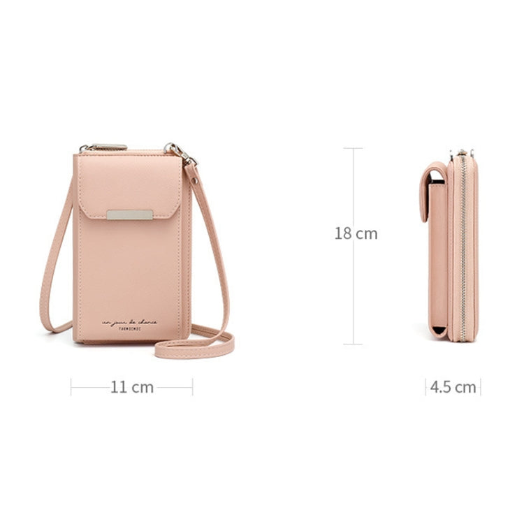 T6035 Multifunctional Lady Shoulder Bag Mini Messenger Mobile Phone Bag