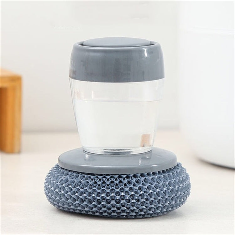 3 PCS Multifunctional Push-Type Cleaning Brush Kitchen Detergent Automatic Liquid Addition Dishwashing Brush