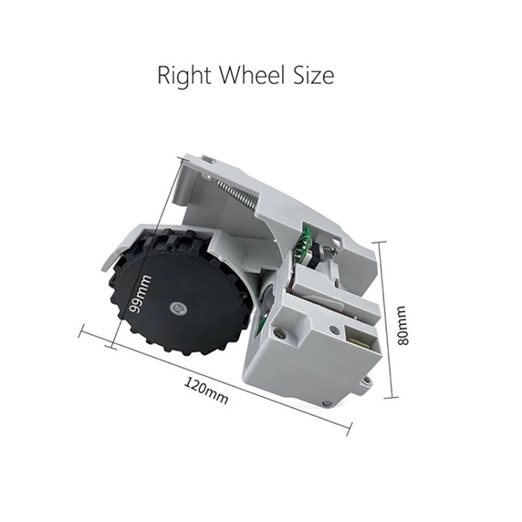 Sweeping Robot Accessories For Xiaomi Mijia 1C, Specification: 1 Pair Walking Wheel