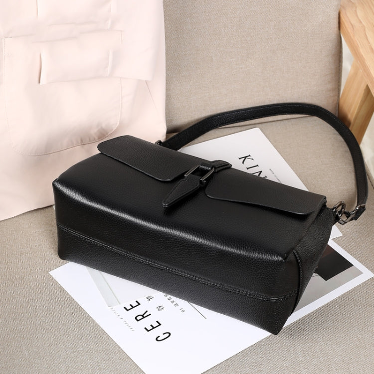 T11152 Fashion All-Match Single Shoulder Messenger Bag Women(Black)