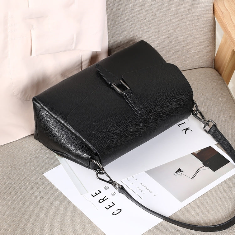 T11152 Fashion All-Match Single Shoulder Messenger Bag Women(Black)