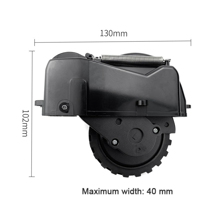 1 Pair Walking Rollers Driving Wheels Suitable For 360 Sweeping Robot S6