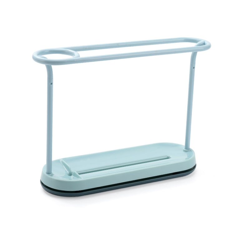 2 PCS Double Pole Suspension Drain Cloth Rack Sink Small Object Storage Rack