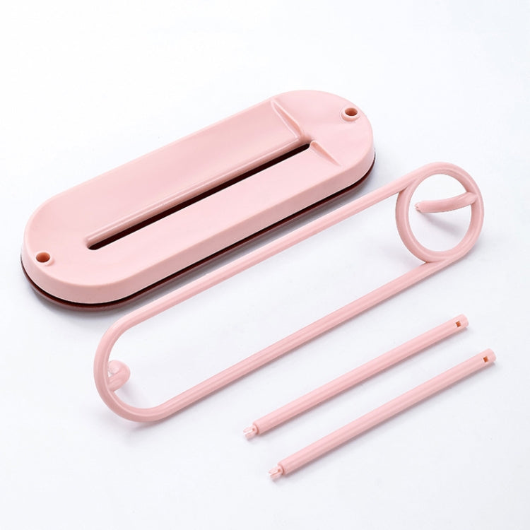 2 PCS Double Pole Suspension Drain Cloth Rack Sink Small Object Storage Rack