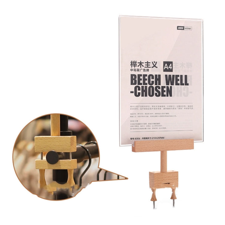 Acrylic Price Stand Up Brand Clothing Store Promotion Discount Sign,Style One A4