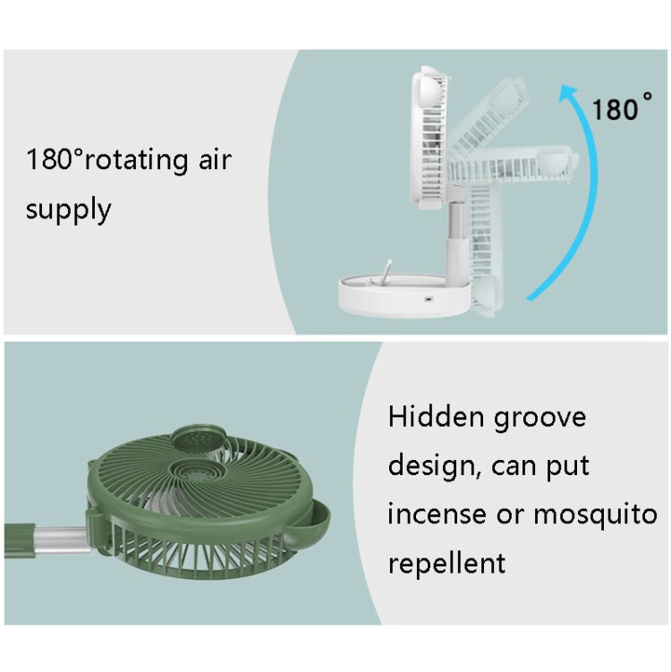 TM-520B Retractable Folding Fan Household Portable Desktop Floor Small Fan