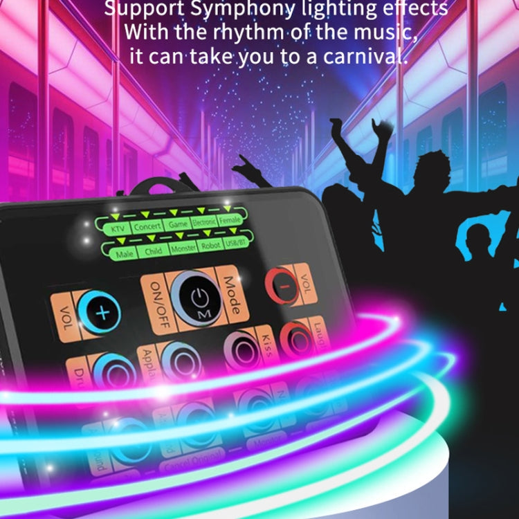 Mobile Phone Computer Sound Card Mini-Cell E-Sports Eating Chicken Game Anchor K Song Recording Voice-Changer
