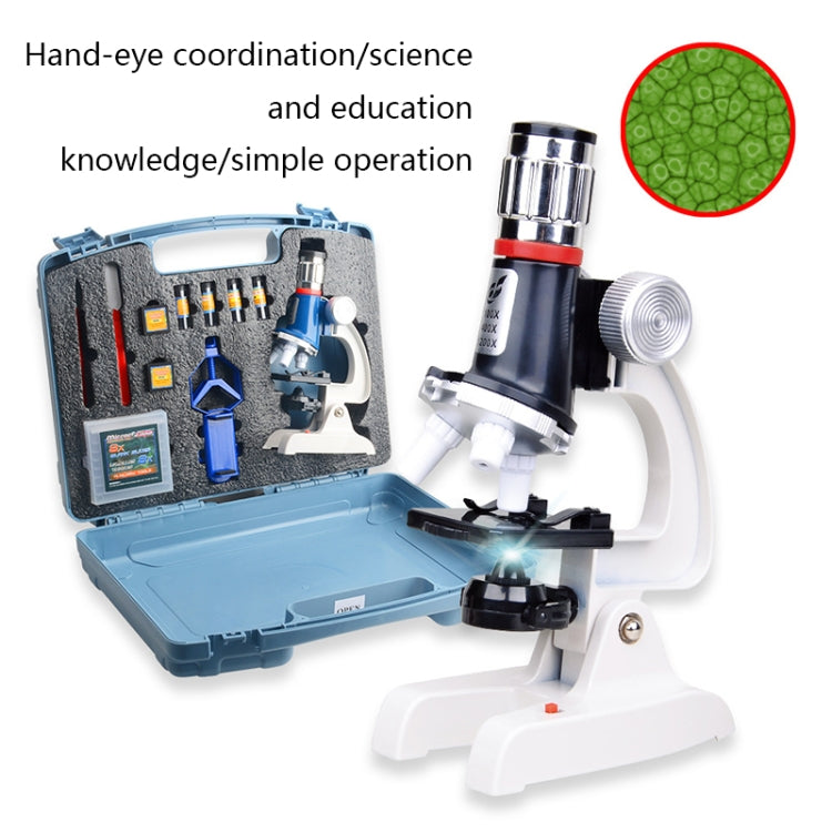 2171 Child STEM Science And Education Puzzle 1200 Ballic Biomedi Toy Student Experimental Equipment(Alloy microscope)