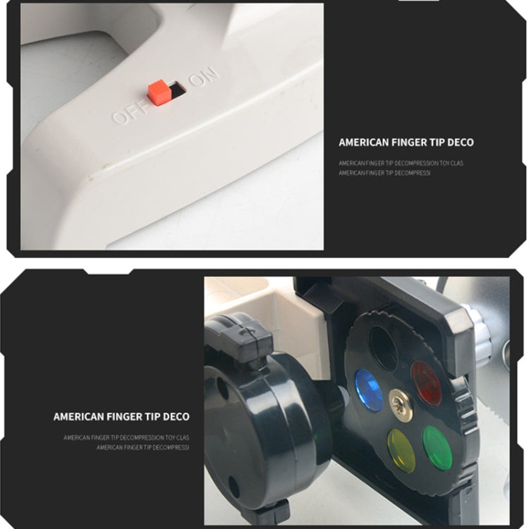 2171 Child STEM Science And Education Puzzle 1200 Ballic Biomedi Toy Student Experimental Equipment(Alloy microscope)
