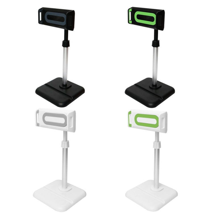 Telescopic Adjustment Live Frame Desktop Tablet Mobile Phone Bracket, Specification: K05 Flat Plate (Black Gray)