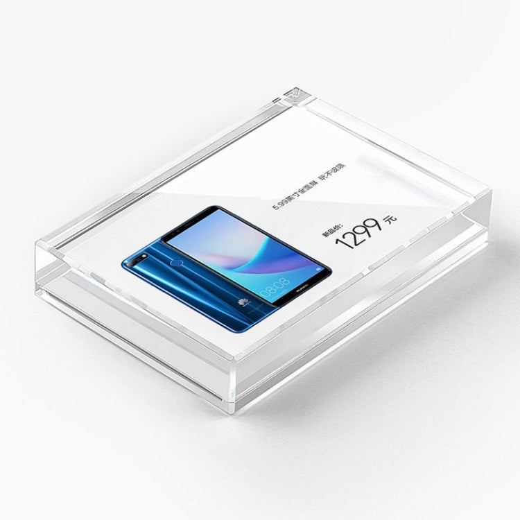 Non-Magnetic Acrylic Price Board Product Display Board, Specification: 150x100mm
