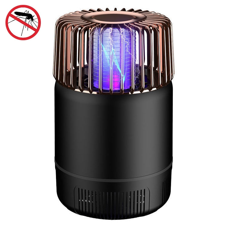 USB Photocatalyst Mosquito Killer Electrical Shock Two-In-One Mosquito Killer Black Gold (Electric Shock + Suction)
