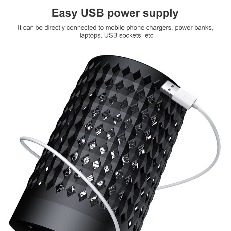 USB Photocatalyst Mosquito Killer Electrical Shock Two-In-One Mosquito Killer Black  (Electric Shock)