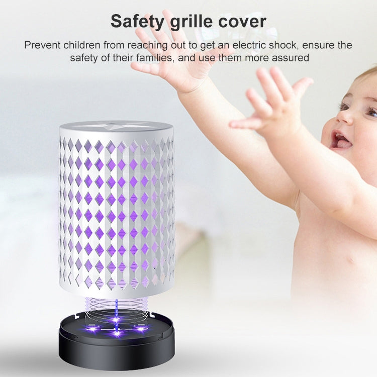 USB Photocatalyst Mosquito Killer Electrical Shock Two-In-One Mosquito Killer Black  (Electric Shock)