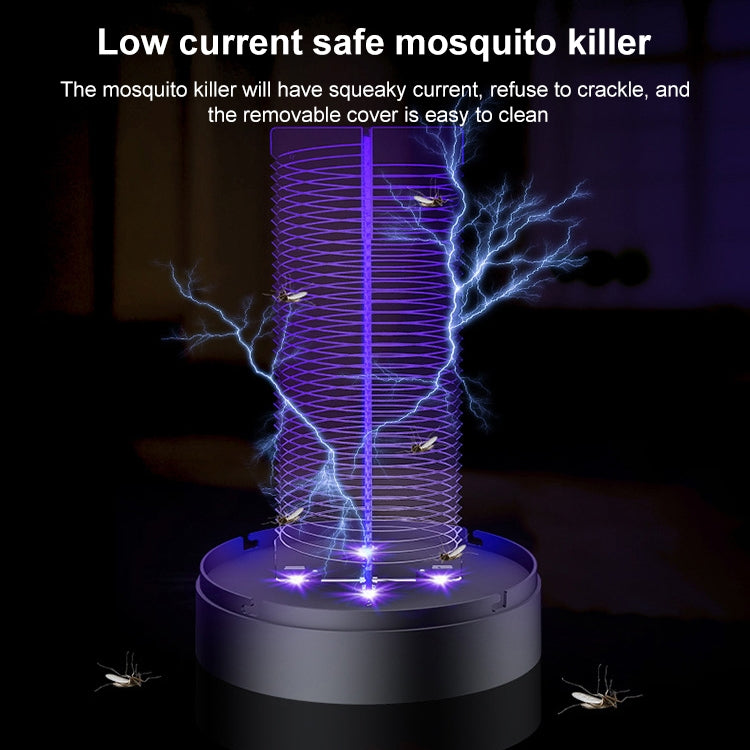 USB Photocatalyst Mosquito Killer Electrical Shock Two-In-One Mosquito Killer Black  (Electric Shock)