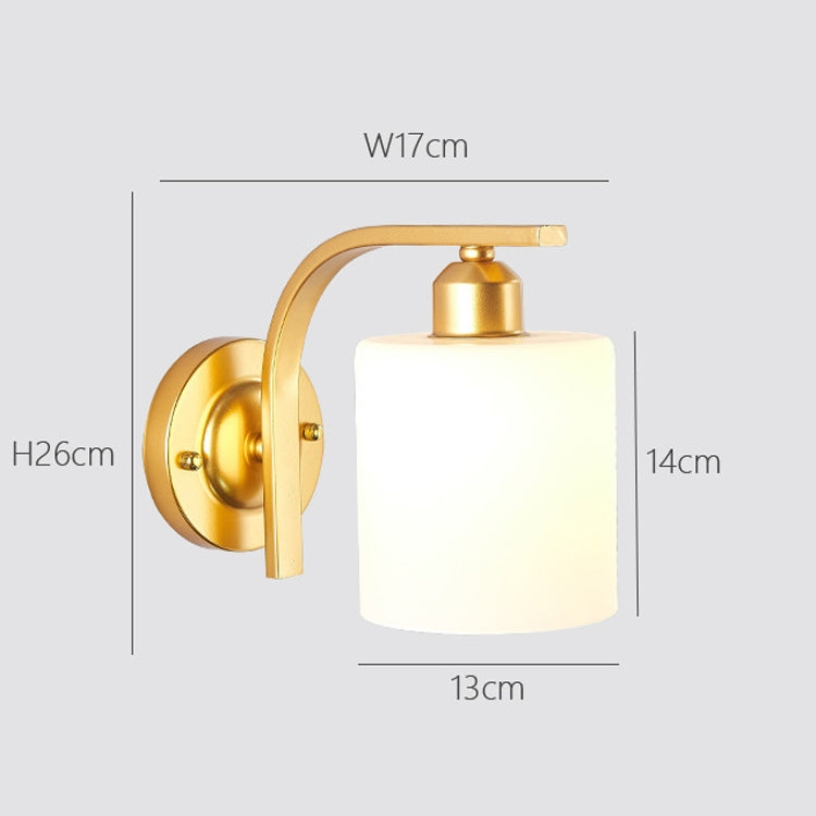 5W Warm Light Simple Bedroom Study Bedside Lamp LED Wall Lamp Creative Corridor Wall Lamp