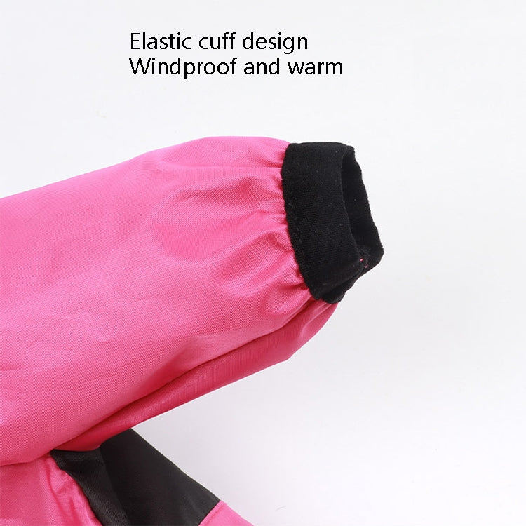 Seasons Universal Raincoat For Dogs Four-Legged Clothing Transparent PU Waterproof Clothing, Size: S