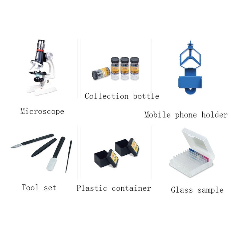 Science And Education Alloy Biological Microscope Educational Toy Set For Children