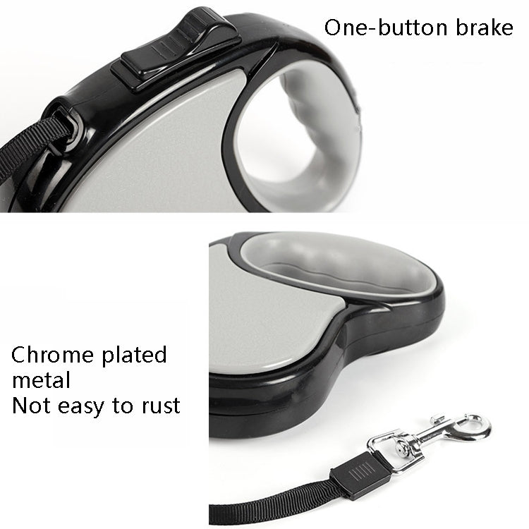Traction Rope Automatic Retractable Tractor Portable Dog Leash Small 3m