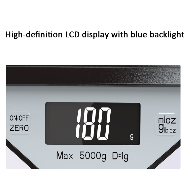 5kg/1g Kitchen Electronic Scale Coffee Scales Baking Food Scale Pallet Scale Pet Scale