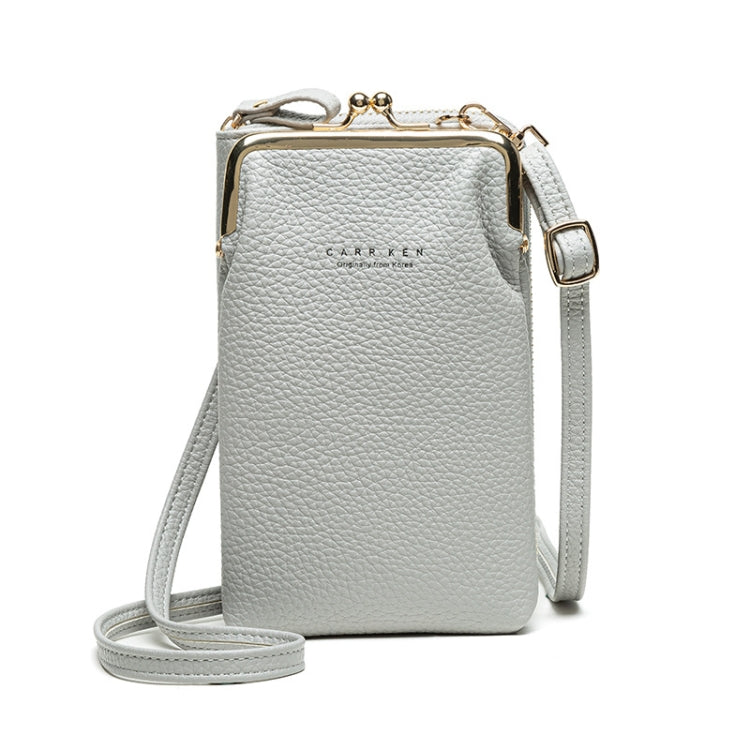 H2107 Ladies Mobile Phone Bag Shoulder Messenger Bag Pebbled Zipper Wallet