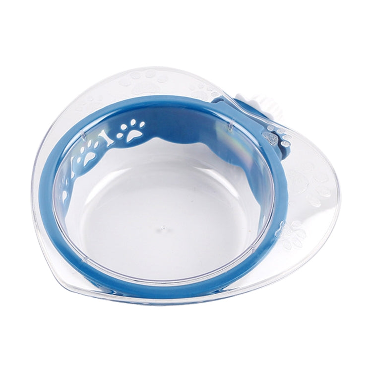 2 PCS Pet Bowl Love Hanging Fixed Feeding Bowl Dog Rice Bowl Cat Feeder