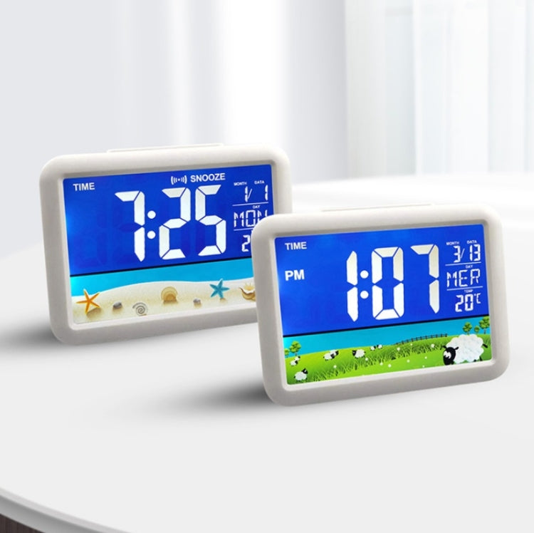 Color Screen Children Electronic Alarm Clock LCD Bedside Alarm Clock