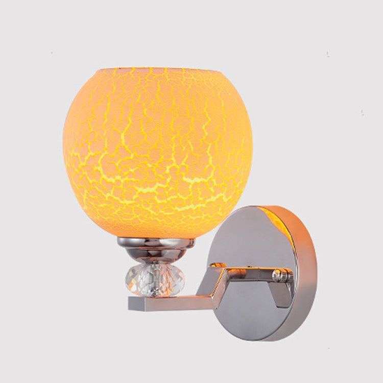 2031 Modern Bedside Wall Light LED Bedroom Personality Simple Wall Light Living Room Hallway Staircase, Power source: 12W Warm Light( Orange)