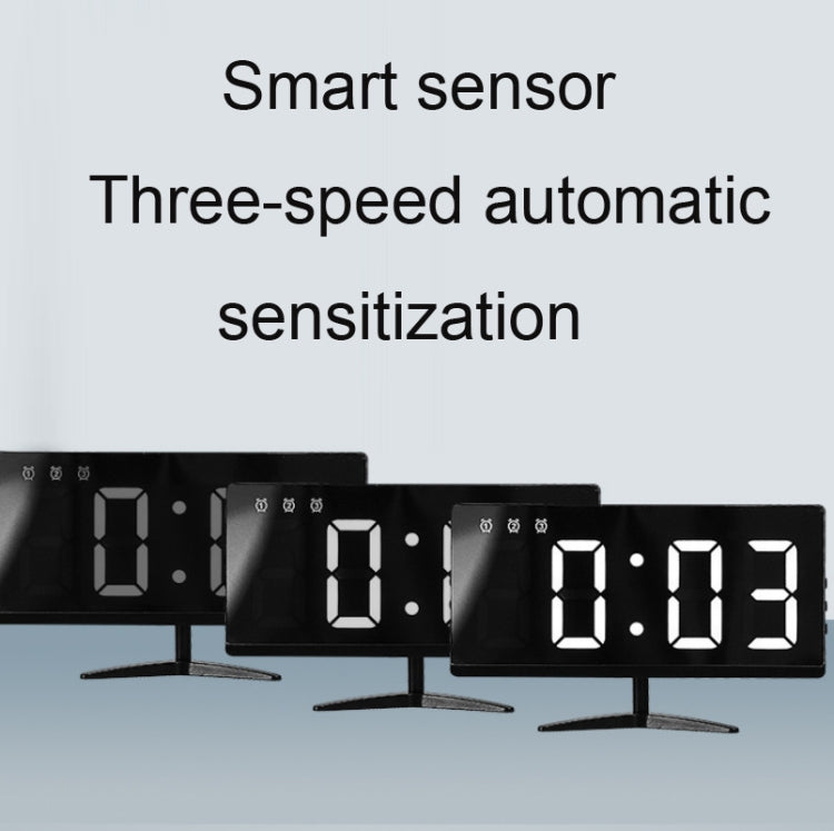 6615A LED Electronic Clock Smart Digital Table Clock