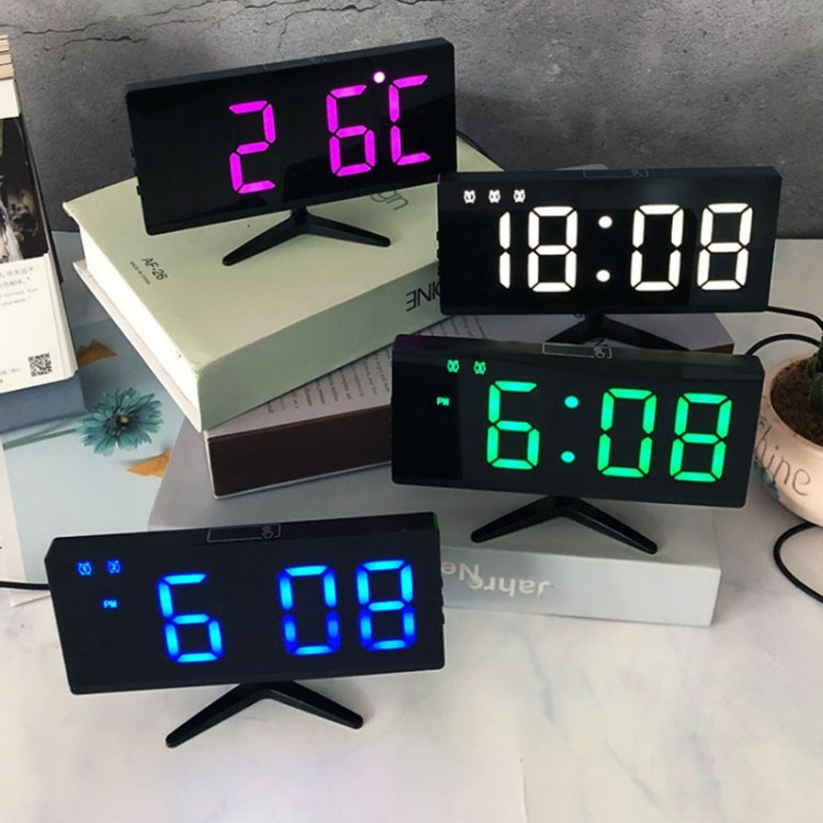 6615A LED Electronic Clock Smart Digital Table Clock