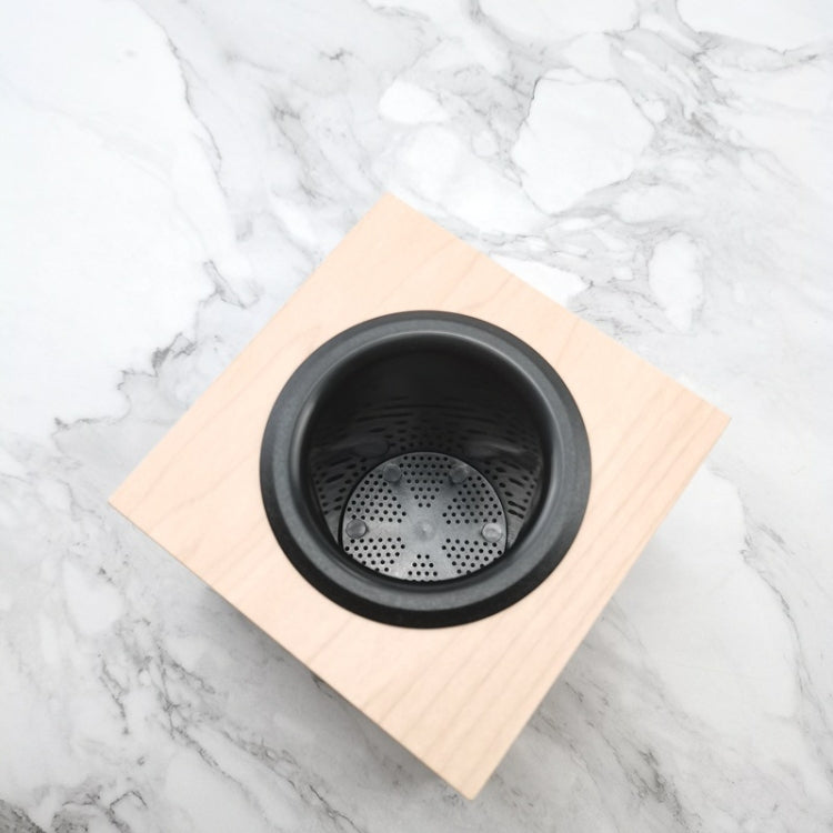 Multi-function Electronic Clock Home Wood Pen Holder Alarm Clock